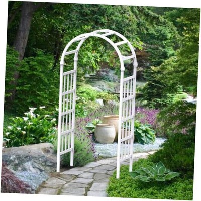 40'' W x 86'' H Vinyl Arch, Vinyl Arbor, Garden Arch, Garden Arbor for VA