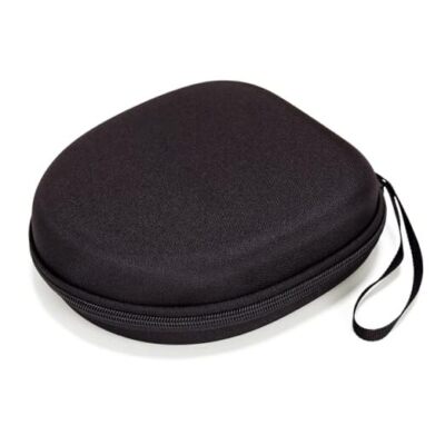  Universal Headphone Case Hard Shell Case for Over-Ear Headphones, Black