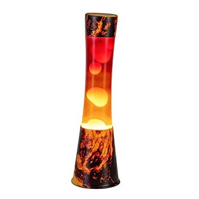  16 Inch Magma Lamp, Volcano Shape Motion Lamp Relaxing Night Light for Red