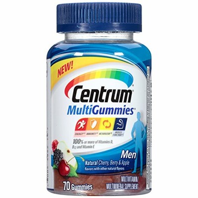 Centrum MultiGummies Men 70ct Exp 3/20