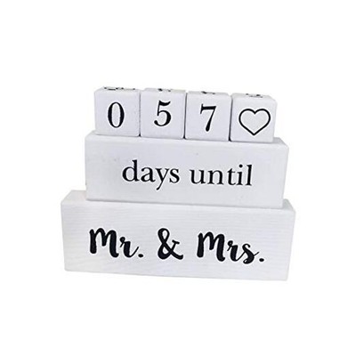  Wedding Countdown Calendar Blocks 