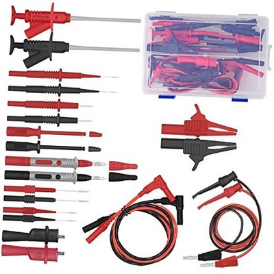 Test Leads Set, 22 in 1 Multimeter Test Leads with Electrical Alligator Clips, 