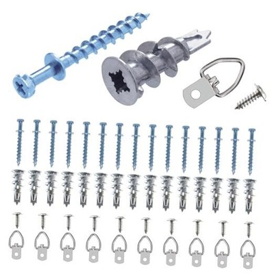 Drywall Self-Drilling Anchors with Screws Kit - Double-Headed Bear #8 - 15B 15