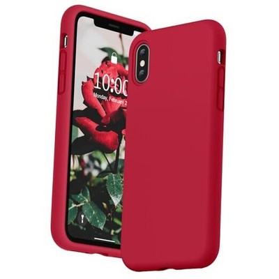  Designed for iPhone Xs Case and iPhone X Case with Microfiber Lining, Red