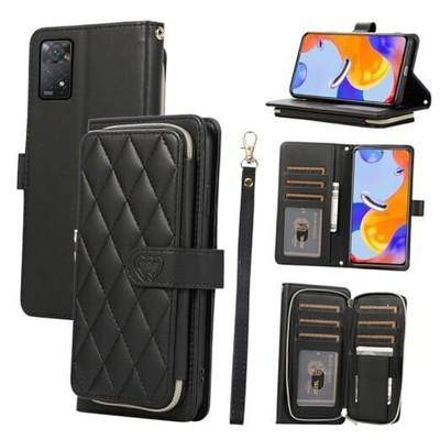 Furiet Wallet Case for Xiaomi Redmi Note 11 for Redmi Note 11 Pro 4G/5G Black