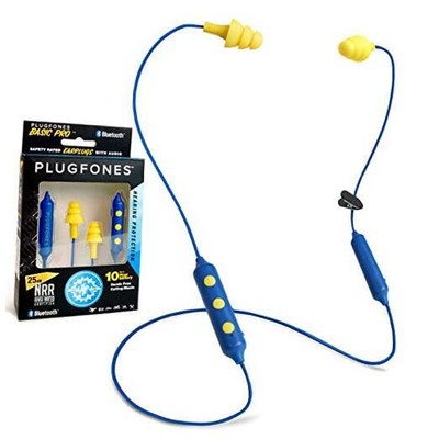  Basic Pro Wireless Bluetooth in-Ear Earplug Earbuds - Noise Blue, Yellow