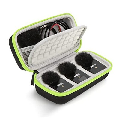  Wireless Go 2 Hard Carring Case - Professional Flocking Mic Case Compatible 