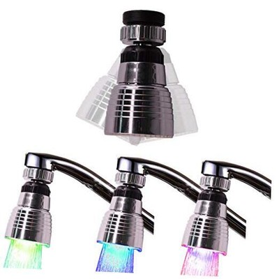 Swivel 3-Color Temperature Sensitive LED Faucet[Swivel,Temperature Sensitive]