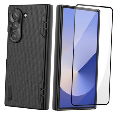  Designed for Samsung Galaxy Z Fold 6 Case with Screen Basic Case Black