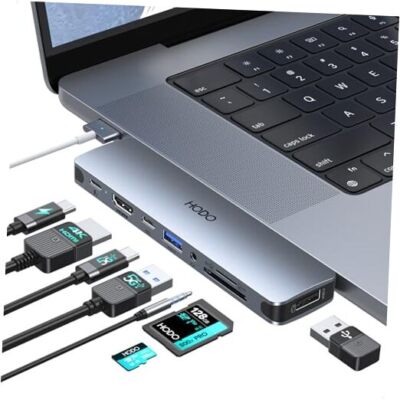 USB C Adapter HDMI Hub for MacBook Pro Air M1 M2 M3 2024
