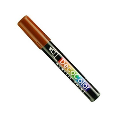 Uchida 315-C-6 Marvy Deco Color Chisel Tip Acrylic 1 Count (Pack of 1) Brown