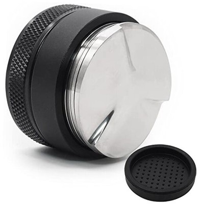 Coffee Distributor Espresso Distribution Tool Leveler Tamper with Mat for 58MM
