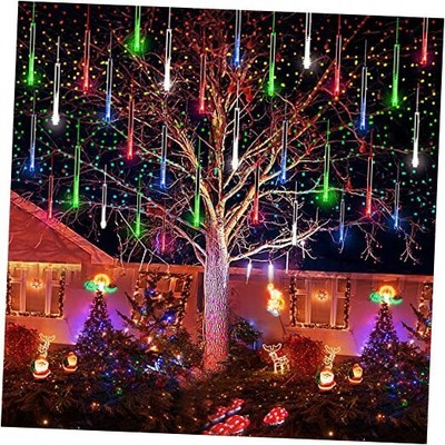 Christmas Lights, Aokudoni 16 inch/ 40 cm Meteor Shower Rain Multi-colored