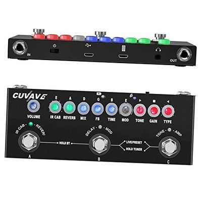 Multi Effects Guitar Pedal,Cube Baby Guitar Multi Effects Pedal Multi effects