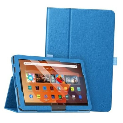  Folio Case for All-New Amazon Fire HD 10 and 10 Plus Tablet (13th/11th Blue