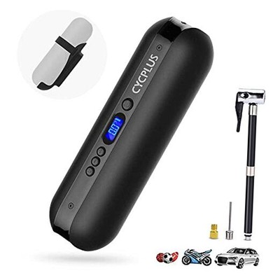 Portable Air Compressor Mini Inflator Electric Pump for Bike Rechargeable Li