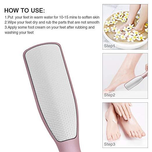 Foot Rasp and File Callus Remover - Cracked Heel & Corn Foot Care Tool