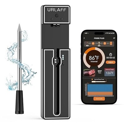 URLAFF MixStick 500FT Wireless Meat Thermometer | Digital Food Thermometer wi...