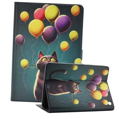Amazon Kindle Fire HD 10 and Fire HD 10 Plus 10.1'' Tablet Case Balloon Cat
