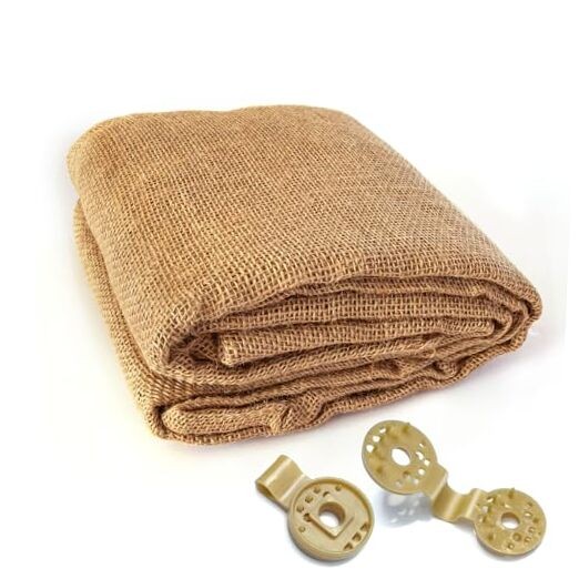Burlap Shade Cloth, 6 x 12 FT Sun Shade Net,