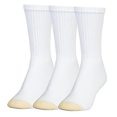  Women's Ultra Tec Crew Socks 3 Pack Medium White