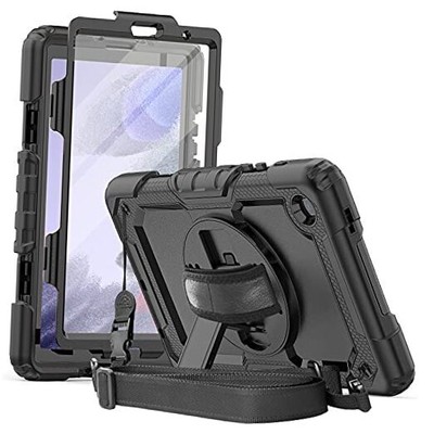  Samsung Galaxy Tab A7 Lite Case 2021 with Screen Protector | Tab A7 Lite Black