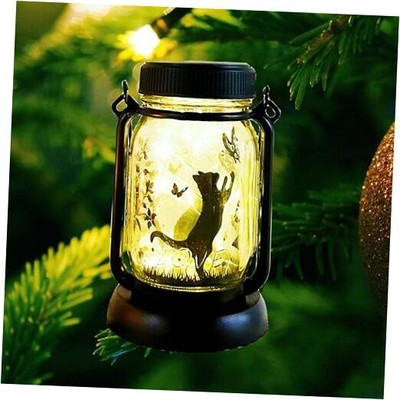 Cat Solar Garden Lights, Mothers Day Gift, Gift for Mother/G
