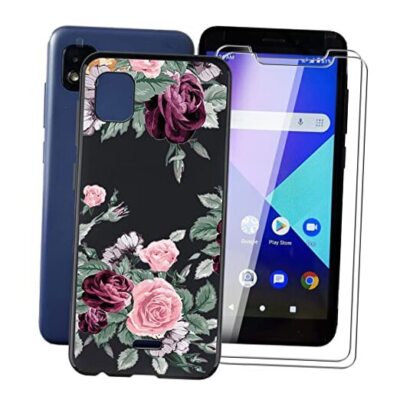 Case for Wiko Life 3 U316AT (5.00'') with 2 Tempered Glass Screen Protector. 