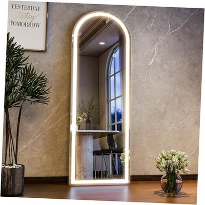  LED Full Length Mirror - 64'' x 21'' LED Mirror Full Length with 21'' x 64'' Arch
