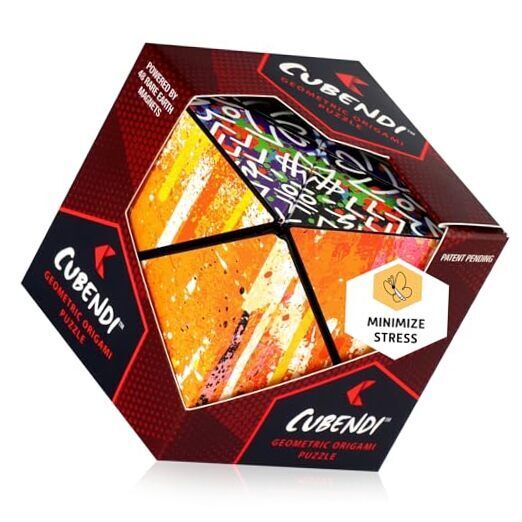 Geometric Origami Puzzle - Infinity Fidget Cube for Adults, Kids