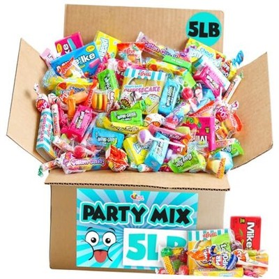 Birthday Party Pinata Candy Mix - 5 POUNDS - Big Bulk Parade Candies - 