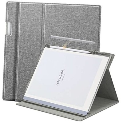 ENET-CASE Case for Remarkable 2 Paper Tablet- Multi-Viewing Adjustable Gray