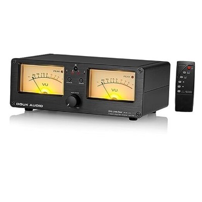  Dual Analog VU Meter, 2-Way Amplifier/Speaker Switch, Audio Switcher Box VU3