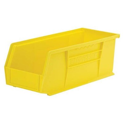  30234 Akros Plastic Storages, Space-Saving Stackables, Garage Yellow Bin