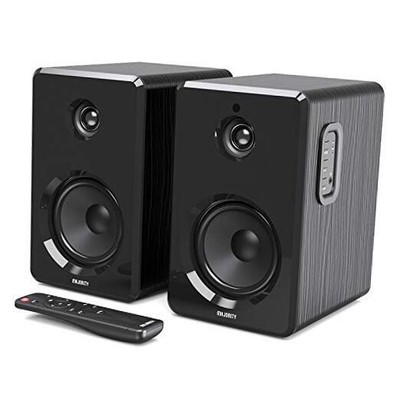  D40 Active Bookshelf Speakers | Powered Stereo Studio Speakers | Powerful 