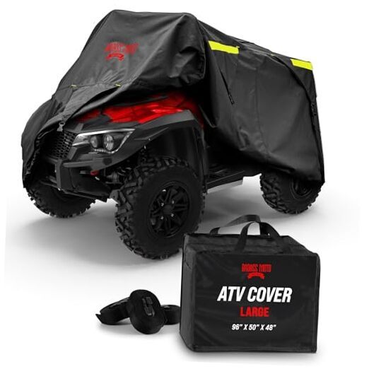 ATV Covers Waterproof Outdoor Heavy Duty, 4 Wheeler NOZIPPER-LARGE 95"