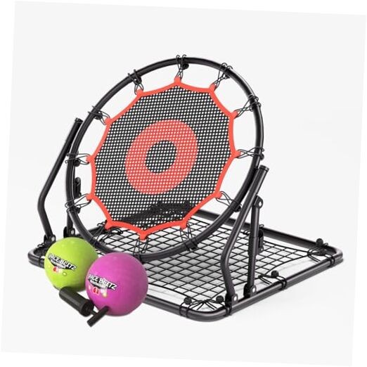 Adjustable Dual-Sided Rebounder Net, Fast & Slow Rebound Speed Training