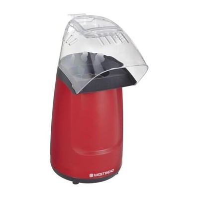  Air Crazy Popcorn Machine for Healthy Snacking with No Oil 4-Quart Red
