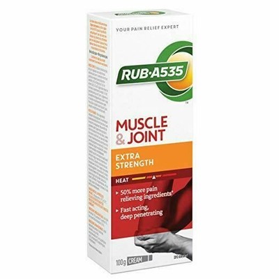 RUB A535 EXTRA STRENGTH CREAM For Relief of Arthritis, Muscle, Joint pain, 100 g