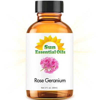 Best Rose Geranium Essential Oil 100% Purely Natural Therapeutic Grade 2oz