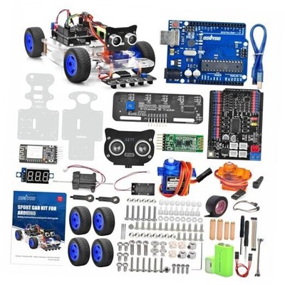  Robot Rc Smart Car DIY Kit to Build for Adults Teens with Servo Power 