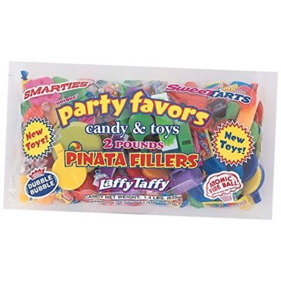 Assorted Candy & Favors Festive Pinata Filler (2 lbs) - 1 Pack, Unique, Fun & 