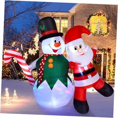  Christmas Inflatables, 6FT Inflatable Christmas Decorations Inflatable 
