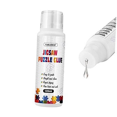  Updated Jigsaw Puzzle Glue with New Sponge Head for Adults and Children 120ml
