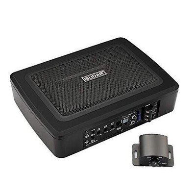 9 inch Slim Max 600W Subwoofer Active Powered Underseat Car Audio Subwoofer 