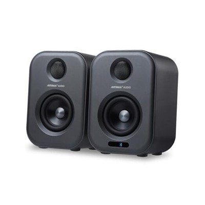  S400 80 Watt 2.0 Channel Home Audio Active Bookshelf Speakers with 