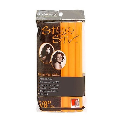 Luxor Professional Rubber Rods 5/8 Inch - Orange 2471O