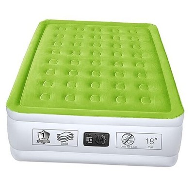 Size Air Mattress with Built in Pump 18 Inch Inflatable Bed 