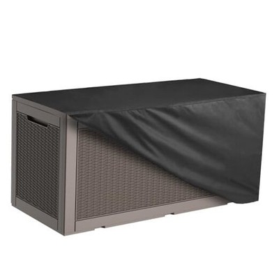 Deck Box Cover, Outdoor Storage Box Cover XXL 100 Gallon 49'' L x 24'' W x 25'' H