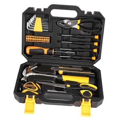 40 Pcs Home Tool Kit - Basic Household Hand Tool Set, Truck Tool Kit Wrench 